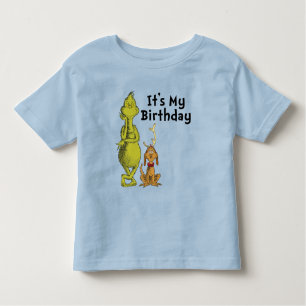 T-shirt Pour Les Tous Petits Dr Seuss Grinch Winter Birday