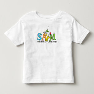 T-shirt Pour Les Tous Petits Dr. Seuss Je suis Sam. Sam je suis.