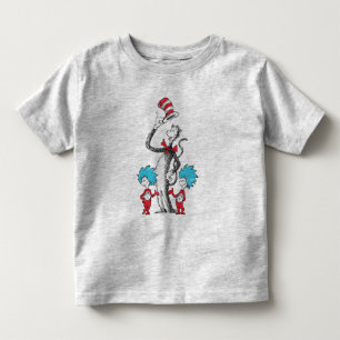 T-shirt Pour Les Tous Petits Dr. Seuss Le Chat dans le Chapeau, Chose 1 et Ch