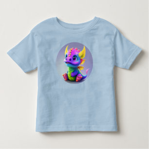 T-shirt Pour Les Tous Petits Dragon Bébé coloré Happy 12M à 5T