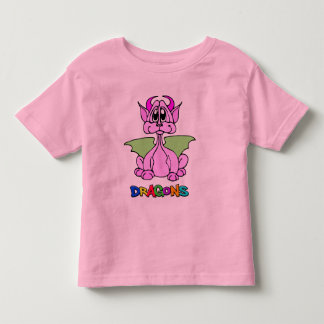 T-shirt Pour Les Tous Petits Dragon rose