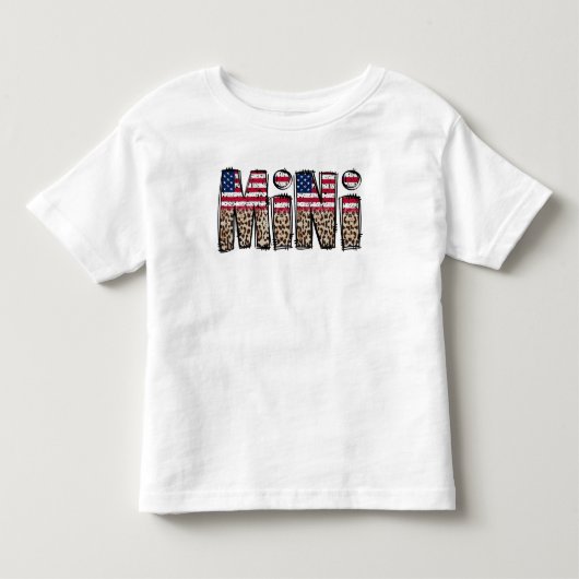T-shirt Pour Les Tous Petits Drapeau américain MINI (Devant)