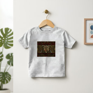 T-shirt Pour Les Tous Petits Drapeau Art Déco du patrimoine   Espagne   Classiq