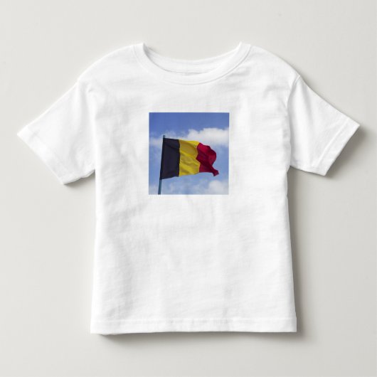T-shirt Pour Les Tous Petits drapeau belge RF) (Devant)