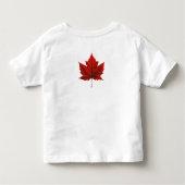 T-shirt Pour Les Tous Petits Drapeau Canada Chemise Canada Bébé Manche longue (Dos)