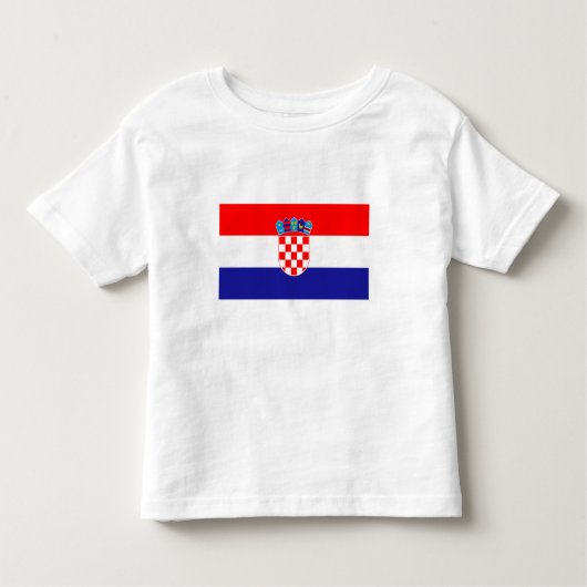 T-shirt Pour Les Tous Petits Drapeau croate (Devant)