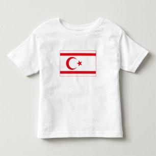 T-shirt Pour Les Tous Petits Drapeau de Chypre du Nord