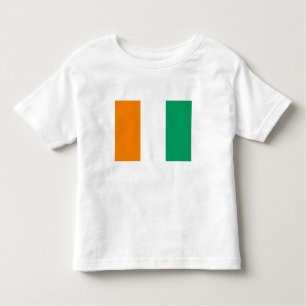 T-shirt Pour Les Tous Petits Drapeau de Côte d'Ivoire
