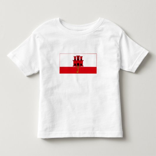 T-shirt Pour Les Tous Petits Drapeau de Gibraltar (Devant)