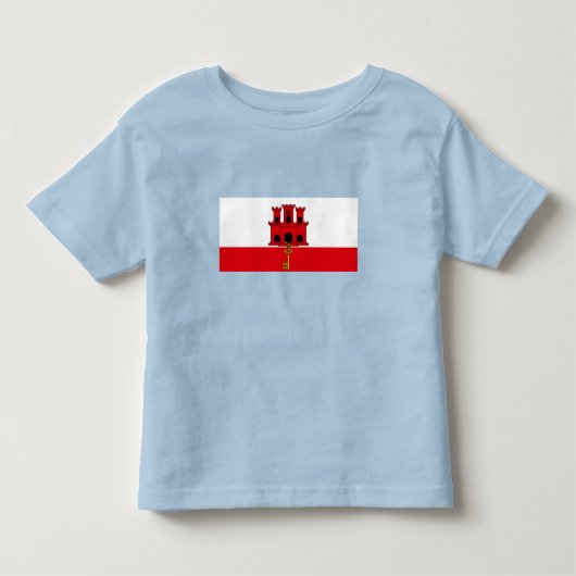 T-shirt Pour Les Tous Petits Drapeau de Gibraltar (Devant)