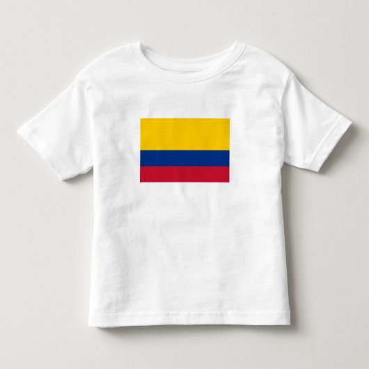 T-shirt Pour Les Tous Petits Drapeau de la Colombie (Devant)