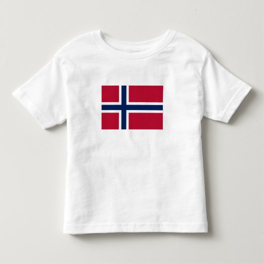 T-shirt Pour Les Tous Petits Drapeau de la Norvège (Devant)