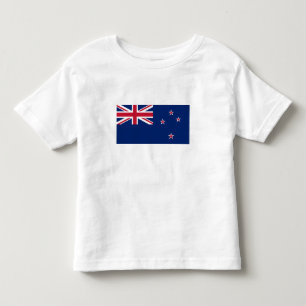 T-shirt Pour Les Tous Petits Drapeau de la Nouvelle-Zélande