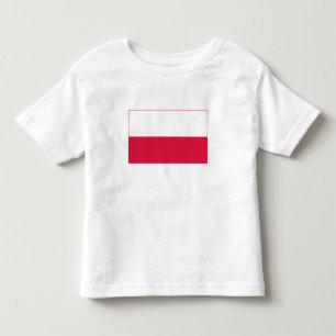 T-shirt Pour Les Tous Petits Drapeau de la Pologne
