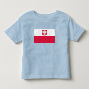 T-shirt Pour Les Tous Petits Drapeau de la Pologne