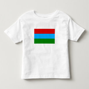 T-shirt Pour Les Tous Petits Drapeau de la République de Carélie