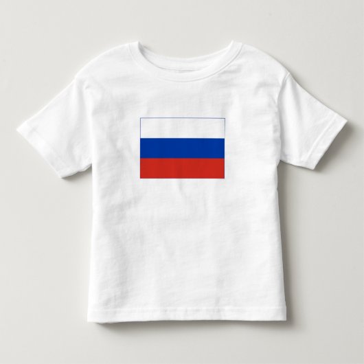 T-shirt Pour Les Tous Petits Drapeau de la Russie (Devant)