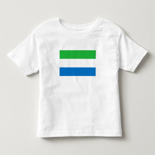 T-shirt Pour Les Tous Petits Drapeau de la Sierra Leone (Devant)