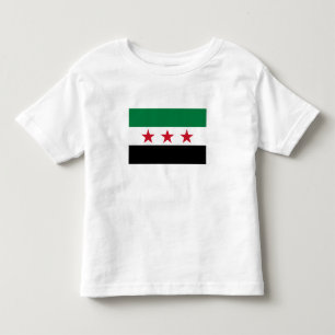 T-shirt Pour Les Tous Petits Drapeau de la Syrie