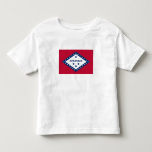 T-shirt Pour Les Tous Petits Drapeau de l'Arkansas