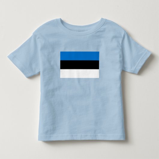 T-shirt Pour Les Tous Petits Drapeau de l'Estonie (Devant)