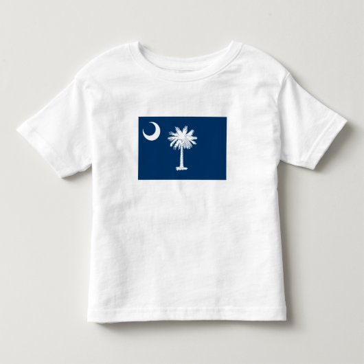 T-shirt Pour Les Tous Petits Drapeau de l'État de Caroline du Sud (Devant)