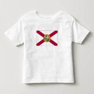T-shirt Pour Les Tous Petits Drapeau de l'État de Floride