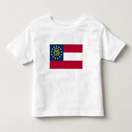 T-shirt Pour Les Tous Petits Drapeau de l'État de Géorgie (Devant)