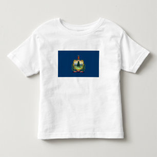 T-shirt Pour Les Tous Petits Drapeau de l'État du Vermont