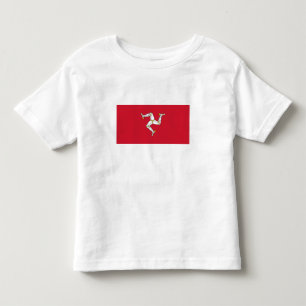 T-shirt Pour Les Tous Petits Drapeau de l'île de Man