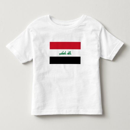 T-shirt Pour Les Tous Petits Drapeau de l'Irak (Devant)