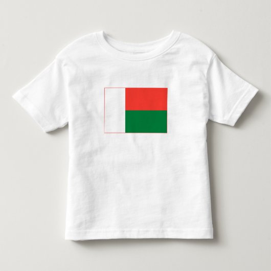 T-shirt Pour Les Tous Petits Drapeau de Madagascar (Devant)