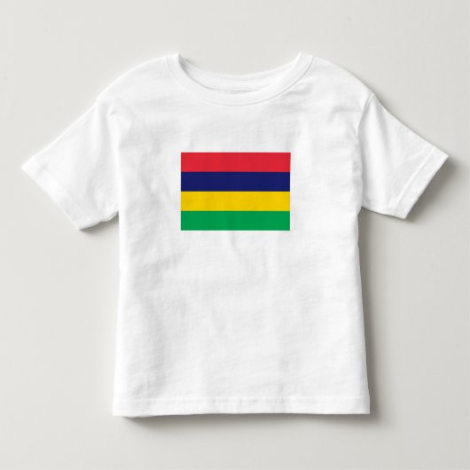 T-shirt Pour Les Tous Petits Drapeau de Maurice (Devant)