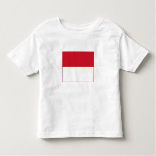 T-shirt Pour Les Tous Petits Drapeau de Monaco