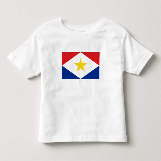 T-shirt Pour Les Tous Petits Drapeau de Saba (Devant)