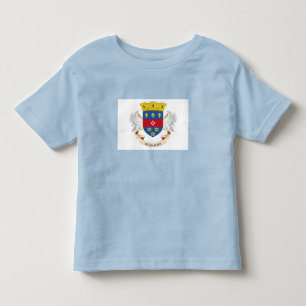 T-shirt Pour Les Tous Petits Drapeau de Saint-Barthélemy