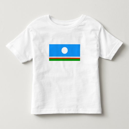 T-shirt Pour Les Tous Petits Drapeau de Sakha (Devant)