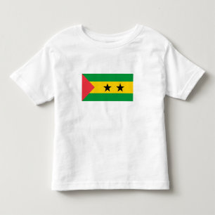 T-shirt Pour Les Tous Petits Drapeau de Sao Tomé-et-Principe