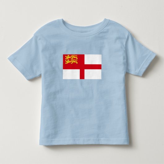 T-shirt Pour Les Tous Petits Drapeau de Sercq (Devant)