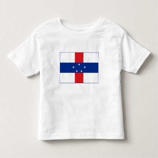 T-shirt Pour Les Tous Petits Drapeau des Antilles Pays-Bas (Devant)