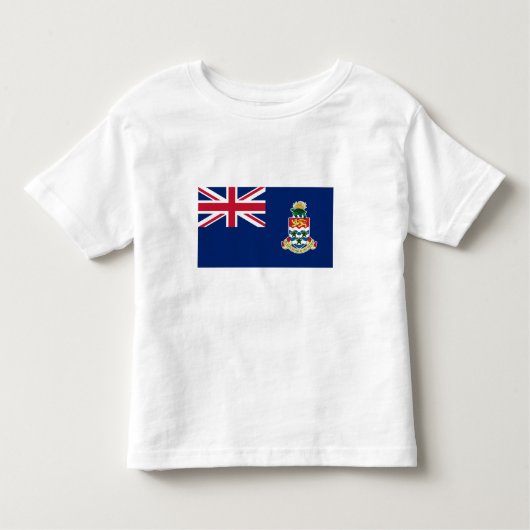 T-shirt Pour Les Tous Petits Drapeau des îles Caïmans (Devant)