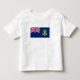 T-shirt Pour Les Tous Petits Drapeau des îles Vierges britanniques