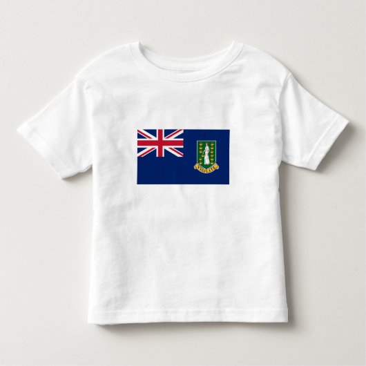 T-shirt Pour Les Tous Petits Drapeau des îles Vierges britanniques (Devant)