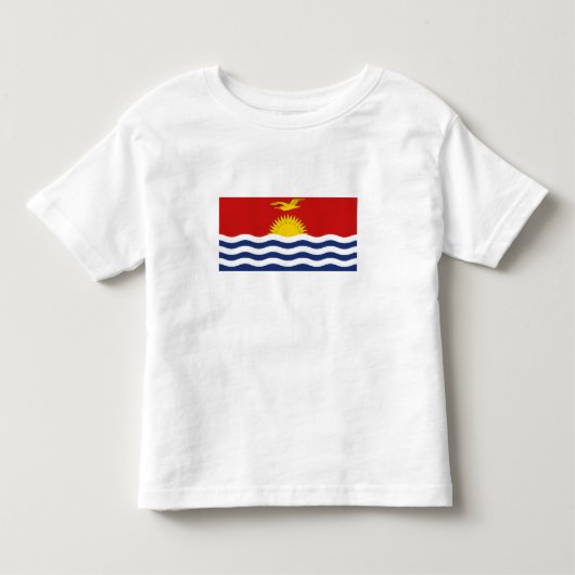 T-shirt Pour Les Tous Petits Drapeau des Kiribati (Devant)