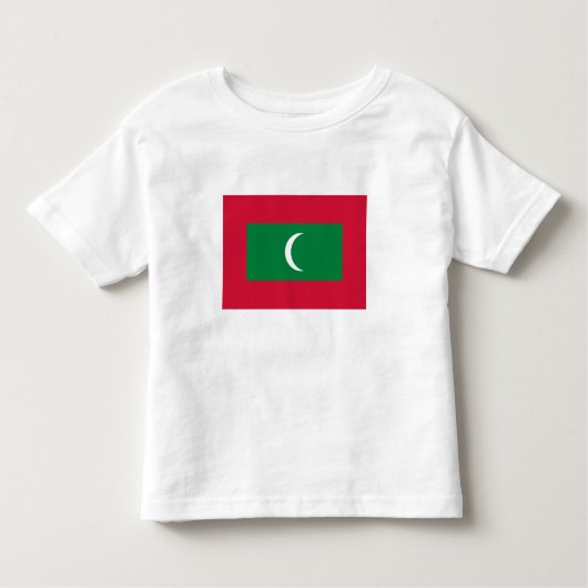 T-shirt Pour Les Tous Petits Drapeau des Maldives (Devant)