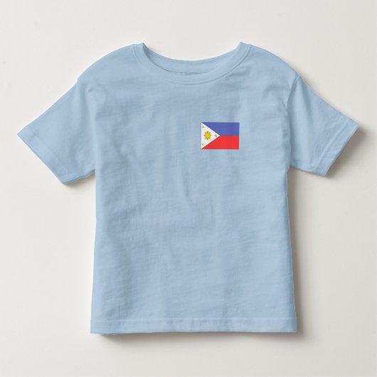T-shirt Pour Les Tous Petits Drapeau des Philippines (Devant)
