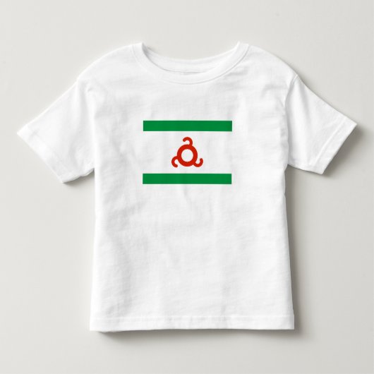 T-shirt Pour Les Tous Petits Drapeau d'Ingushetia (Devant)