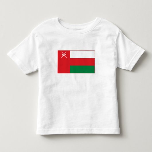 T-shirt Pour Les Tous Petits Drapeau d'Oman (Devant)