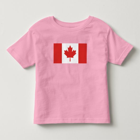 T-shirt Pour Les Tous Petits Drapeau du Canada (Devant)