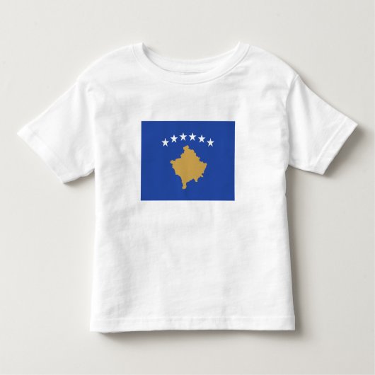 T-shirt Pour Les Tous Petits Drapeau du Kosovo (Devant)